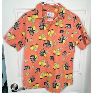 Hurley Men's Hawaiian Stretch Fit Button-Down Shirt Sz S Short Sleeve Beach